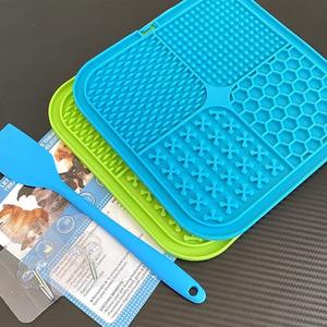 Alfombrilla Comedero Lento Inteligente Automático de Silicona Ajustable Moderna para Mascotas, Plato Antideslizante con Ventosas para Lamer, Diseño 3 en 1 para Perros y Gatos - Product Image 2