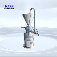 Moteur de broyeur colloïdal vertical en acier inoxydable pour base de fondue, pâte de haricots, beurre de cacahuète, équipement de cuisson, capacité 100L