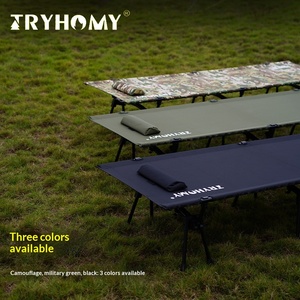 Lit de camping portable <span class=keywords><strong>Taimi</strong></span> Outdoor Deep Sleep PRO, ultra-léger en alliage d'aluminium et tissu Oxford, pliable pour une personne - Product Image 2