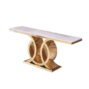 Muebles de diseño italiano para sala de estar, mesa de <span class=keywords><strong>consola</strong></span> <span class=keywords><strong>alta</strong></span> de mármol rectangular, moderna, decorativa, para pasillo - Product Image 1
