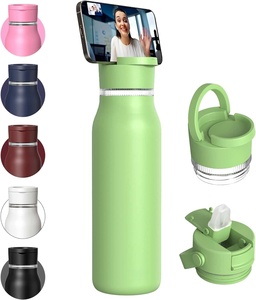 Botella de Agua de Acero Inoxidable 304 con Aislamiento al Vacío de Doble Pared, Unisex, para Beber Directamente, Botella Magnética para Camping - Product Image 1
