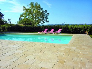 Carreaux de <span class=keywords><strong>travertin</strong></span> naturel 400x400x30 pour extérieur autour de la <span class=keywords><strong>piscine</strong></span> - Product Image 3