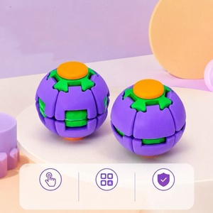 Balle Fidget Spinner Transformable à Pression pour le Soulagement du Stress, Jouet Sensoriel Déformable pour Enfants et Adultes, Cadeau Anti-Stress - Product Image 3