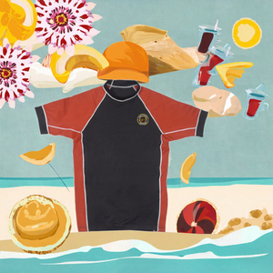 Protector de erupción de manga corta Unisex, diseño personalizado de alta calidad, ropa de compresión para gimnasio, protección solar de látex transpirable para adultos - Product Image 3