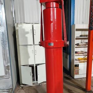 Cilindro hidráulico telescópico dobro-ativo com o rolamento para o guindaste montado caminhão basculante do elevador - Product Image 5
