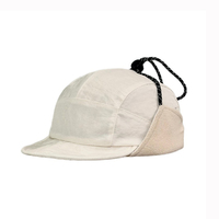 Casquette de sport d'hiver coupe-vent avec protection auditive, visière souple, pour randonnée, cyclisme, pliable, avec cache-oreilles, en polaire thermique, pour le camping