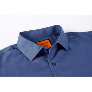 เสื้อเชิ้ตผู้ชายแบบสั่งตัด แขนยาว ผ้าสเตรช กันยับ สำหรับทำงาน - Product Image 2