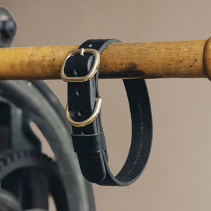 Collier de chien en cuir de qualité supérieure anti-évasion robuste avec anneau en D en métal en vrac en gros pour chiens de grande race - Product Image 2