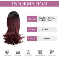 Extensions de cheveux synthétiques courtes légèrement bouclées, postiches queue de cheval à cordon, avec attache invisible pour femmes