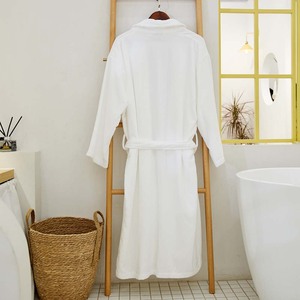 Vente en gros Peignoir éponge 100% coton unisexe Peignoir à col kimono en coton pour hôtel - Product Image 5