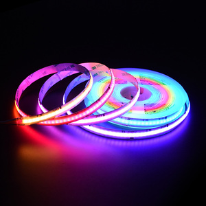 Smart <b>Led</b> Light 630Leds/m COB <b>Led</b> Strip Dream Color RGBIC Running <b>Led</b> Strip Light <b>12V</b> 8W/M 24V 11W/M Home Decor Light 12mm - Product Image 2