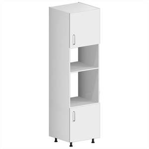 Matt White Módulo de Base de <span class=keywords><strong>Horno</strong></span> de <span class=keywords><strong>Microondas</strong></span> Alto, Tablero de Partículas de Aglomerado, Gabinete de <span class=keywords><strong>Cocina</strong></span>, Fregadero, Grifo, Bisagra <span class=keywords><strong>para</strong></span> Uso en <span class=keywords><strong>Horno</strong></span> <span class=keywords><strong>Microondas</strong></span> - Product Image 1