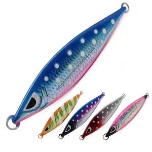 150g To 200g Luminous Slow Fall Pitch Fishing Lures Sinking Lead Metal Flat Jigs Jigging Baits