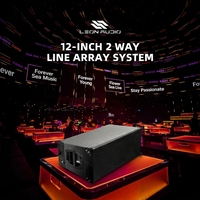 Prix Usine Promotionnel Système Line Array Bi-Amplifié DSP 12 Pouces Personnalisé 4 Ohms Grille en Acier pour Bar Extérieur Festival de Musique Théâtre