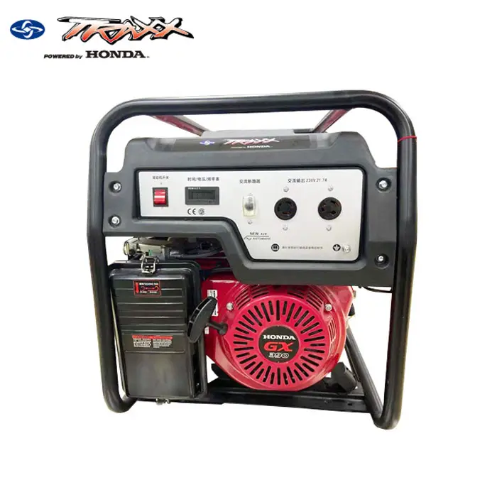 China Factory 5kw power generator electric petrol Engine by honda Single Phase 8KW portable gasoline generators for home camping