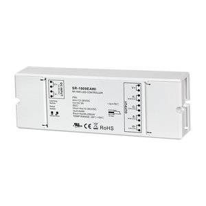 SR1009TYWI5C SR1009EATYWI5C Contrôleur LED Tuya WiFi RF 4 en 1 12 24V 12 48V 5CH 4A 4 8A par canal - Product Image 1