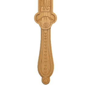 Croce Religiosa Ortodossa Incisa in Legno, Decorazione Natalizia Ecologica da Parete, Artigianato in Legno Fatto a Mano e Insegne da Parete - Product Image 6