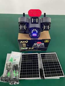 Caméra S6 Rui Doctor / HiEasy 4 objectifs AOV, lumière noire, couleur intégrale, 4G, solaire, caméra à quatre yeux, écran quadruple, caméra dôme - Product Image 5