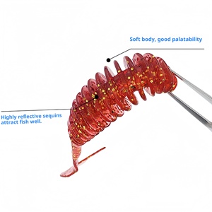 Nouvelle Leurre Souple Bionique à Queue Frisée OEM 85mm 2.9g 8pcs pour Pêche en Mer et en Rive (Bar) Sans Hameçons Utilisation <span class=keywords><strong>Bateau</strong></span>/Côtier - Product Image 2