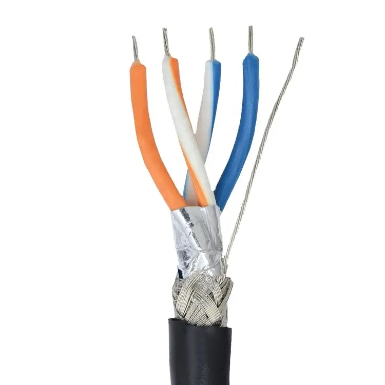 BS5308 0.75mm 1 par de tipo 1 Pt1 Negro cable se vende por mtr 