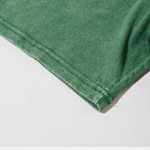 High Street Custom Digital Printing Unisex Camisetas Vintage Oversized Cotton Acid Washed T Shirt - Product Image 6