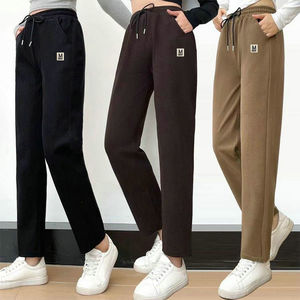 2,3 Dollar modelo JXF003 tamaño 3XL-5XL cordón cintura casual pantalones Jogger polar pantalones de chándal personalizados Cargo pantalones para mujer - Product Image 1