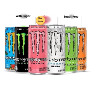 เครื่องดื่มชูกำลังอัดลม330มล. (รสชาติต่างๆ)-ขนมแปลกใหม่ยอดนิยมและเครื่องดื่มชูกำลังหลากหลายรสชาติแบบมอนสเตอร์ - Product Image 2