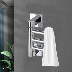 Swifthorse 304 thép không gỉ treo tường đôi 3. Tầng móc kệ chống gỉ cho phòng tắm khách sạn & căn hộ - Product Image 3