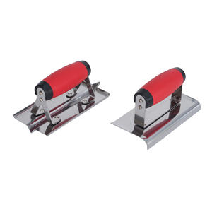 Truelle à béton en acier inoxydable de qualité industrielle, spatule, outils de construction, truelle à rainurer en alliage de zinc - Product Image 5