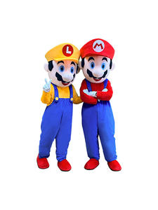 תחפושת בובת מריו מצוירת בעיצוב אישי של מארי למסיבות, הופעות והליכה, כיפית, סופר חמודה, תוצרת סין - Product Image 2