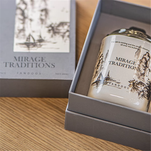 Gift Candle Jar Boxes Custom Fancy <b>Design</b> Logo Box <b>Packaging</b> Paper - Product Image 3