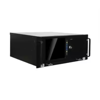 Châssis de serveur de poste de travail industriel Pontron 19 pouces 4U en rack avec écran LCD de 8,4 pouces en stock