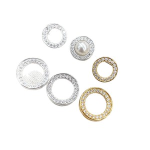 Qunlvsheng S925 Sterling Silver Beaded <b>Rings</b> Spacers Diamond Set Round Jewelry Findings For Diy Beading Accessories - Product Image 3