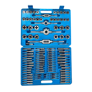 Vente en gros M2-M18 110 pièces de tarauds et matrices <span class=keywords><strong>m</strong></span>étriques pour taraudage et coupe de filetage - Product Image 1
