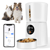 Distributeur automatique intelligent de nourriture pour animaux de compagnie Tuya vidéo Wifi App Control distributeur 4L avec caméra mangeoire automatique pour chats