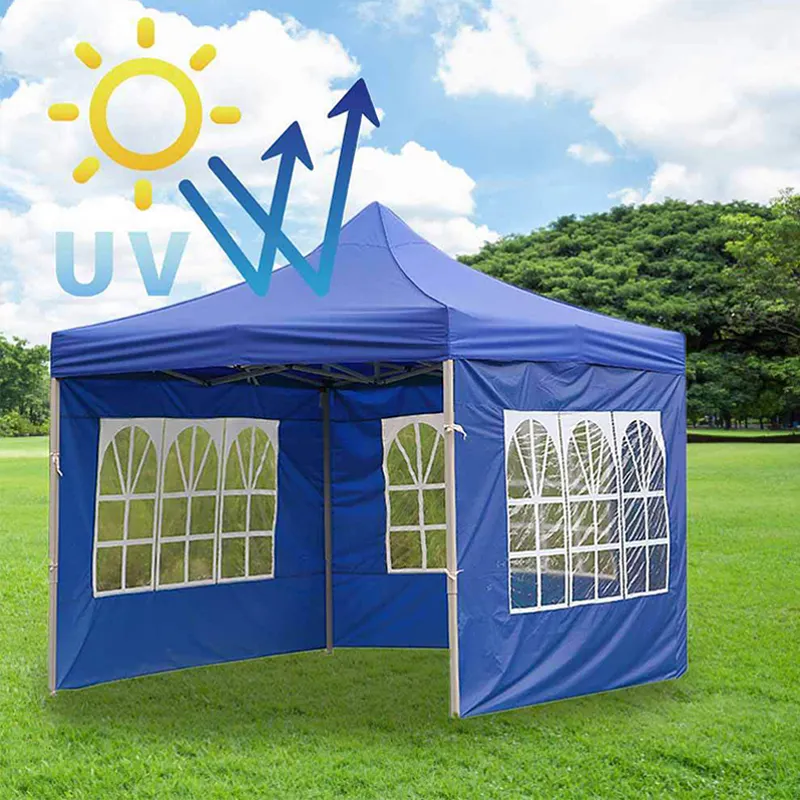 Hoge Kwaliteit Outdoor Familie Camping Luifel Canvas Yurt Glamping Opvouwbare Beurs Tent Met Wrap Doek