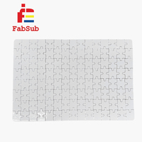 Puzzle de sublimation A4 vierge personnalisé en gros, 120 pièces, blanc pur, jouet éducatif pour enfants, puzzle de sublimation en papier