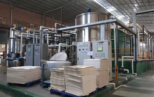 Tam otomatik biyobozunur hamuru kalıplama şeker kamışı küspe tek kullanımlık kağıt plaka sofra yapma makinesi - Product Image 4