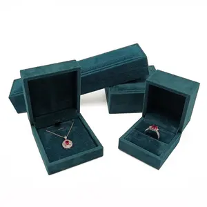 Factory In Stock Engagement Ring Box Luxury Jewelry Rings Boxes Custom Jewelry Packaging