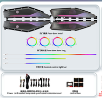 Kit d'éclairage d'ambiance LED 20 lumières style moulé couleur fantôme pour l'habitacle de voiture Lynk & Co 07 EMP 2024-2026