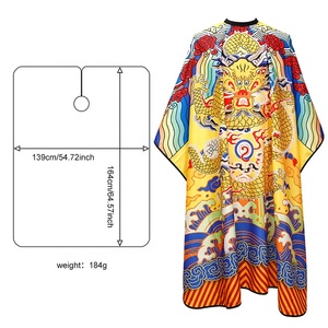 FYD Peluquería Delantales Corte <span class=keywords><strong>de</strong></span> pelo antiestático Capas Impermeable Dragón Fénix Chales Accesorios <span class=keywords><strong>de</strong></span> salón - Product Image 5