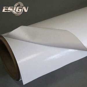 Matériau d'affiche de solvant d'origine SAV 100mic 140g 25mic PVC Banner Flex SAV 100mic 140g 25mic Original Factory - Product Image 2