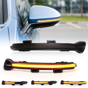 Clignotants dynamiques à LED de qualité supérieure pour VW <span class=keywords><strong>Golf</strong></span> <span class=keywords><strong>7</strong></span> <span class=keywords><strong>7</strong></span>.5 GTI Jetta MK7, clignotants séquentiels pour rétroviseurs, en stock aux États-Unis - Product Image 1
