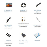 Écran tactile LCD IPS Raspberry Pi de 10,1 pouces 1280 * 800, écran tactile capacitif USB Raspberry Pi 3B+/4B