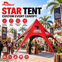 Tente publicitaire modulaire ignifuge FEAMONT Star Canopy pour salon automobile, exposition automobile, stand de foire commerciale, fabrication directe OEM