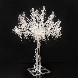 Árbol de Cristal Curativo con Cuentas Metálicas, Centro de Mesa para Decoración de Bodas con Luz LED para Eventos - Product Image 5