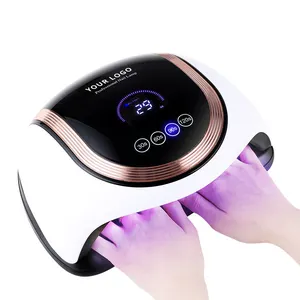 AMDMG 180w uv led nail lamp uv dryer gel curing light 180w powerful smart nail lamp nail arts dryer for beauty salon