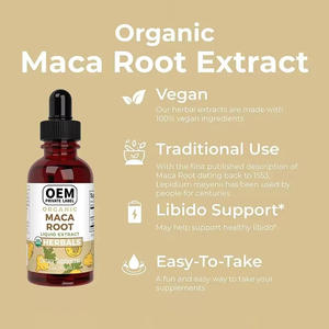 Custom Organic Maca <span class=keywords><strong>Root</strong></span> Drops Factory Supply Maca <span class=keywords><strong>Root</strong></span> Liquid Drops para homens e mulheres Sexual Black Maca Support Energy - Product Image 4