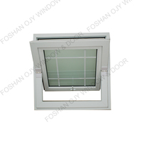 Fenêtres coulissantes modernes en aluminium pour persiennes Verre de jalousie en PVC avec cadre en plastique en acier Conception de rideaux suspendus disponible aux Philippines