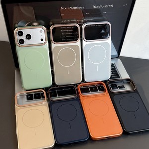 เคสโทรศัพท์แม่เหล็กเคลือบสีน้ำมันโลหะบางเฉียบ  วัสดุ PC แข็งแบบด้าน ป้องกันรอยนิ้วมือ สำหรับ iPhone 17Air 16 pro max 15plus 14 - Product Image 1